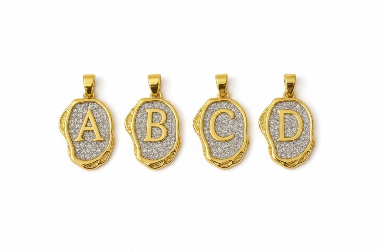 Dazzling Initial Pendants