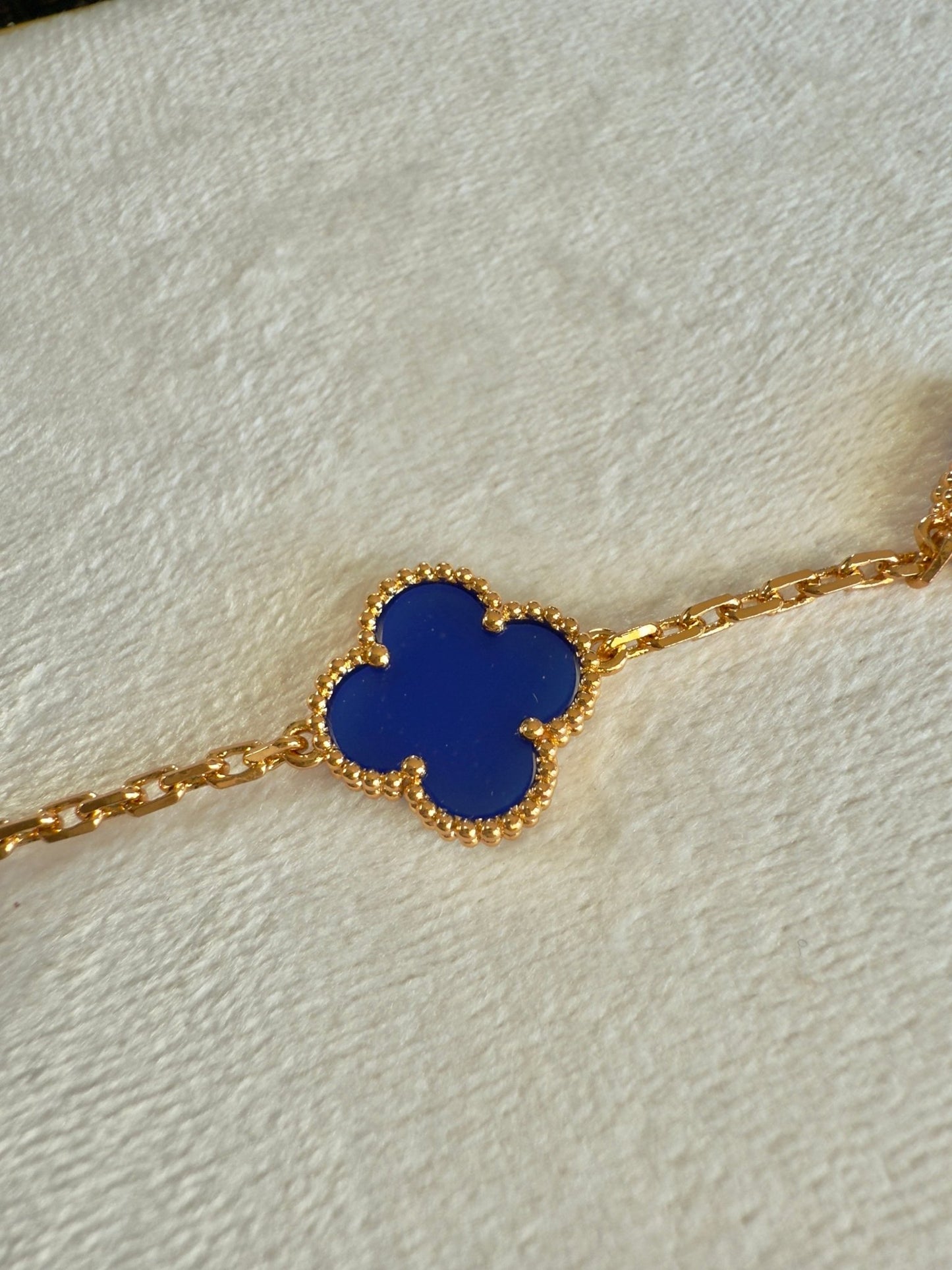 Midnight Clover Bracelet