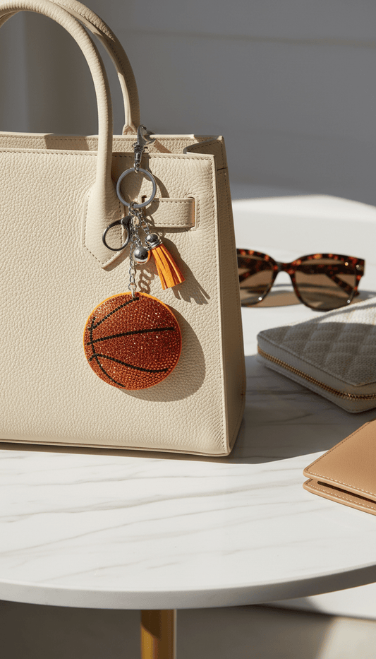 Basketball Bling Charm