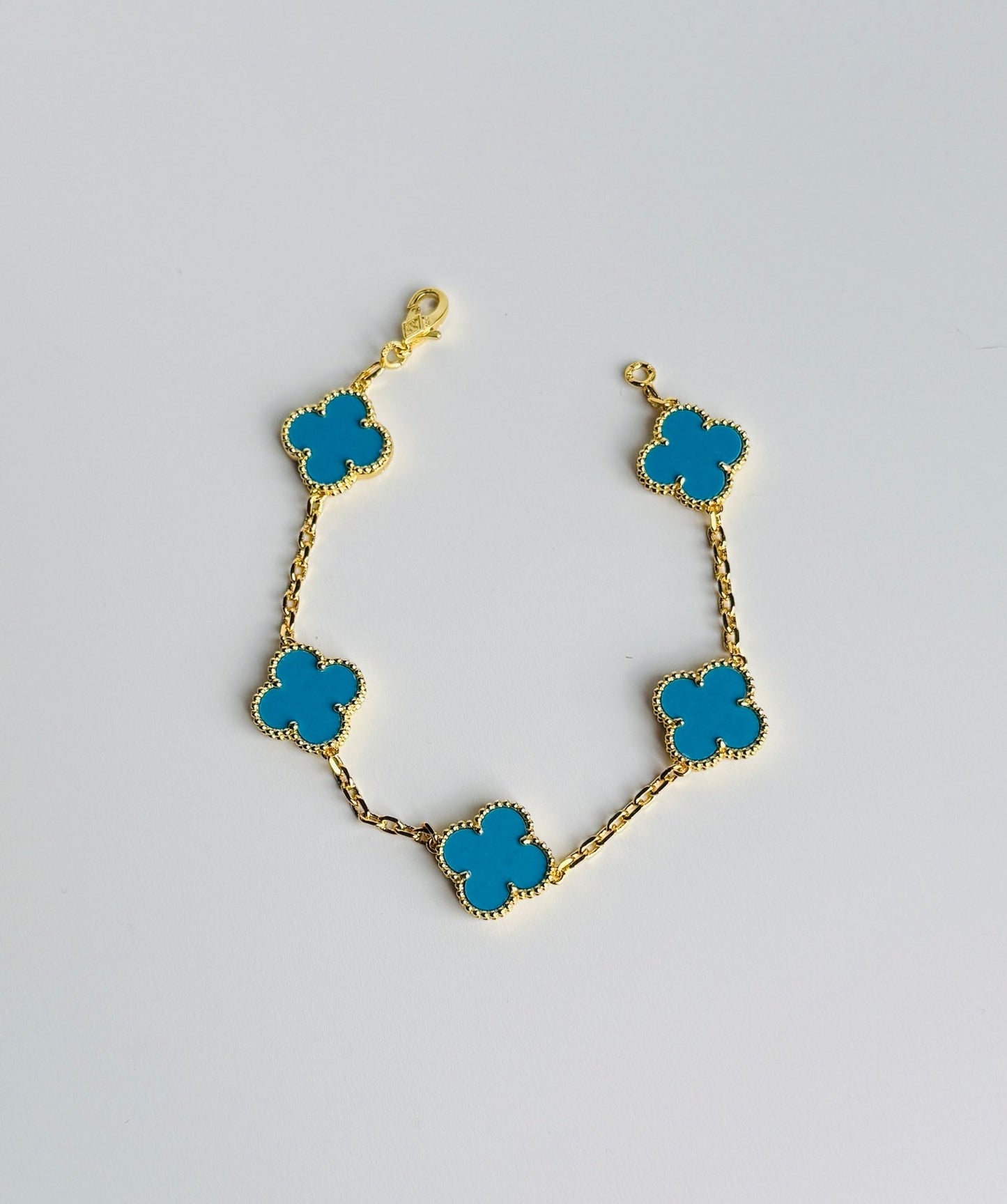 Turquoise Clover Bracelet