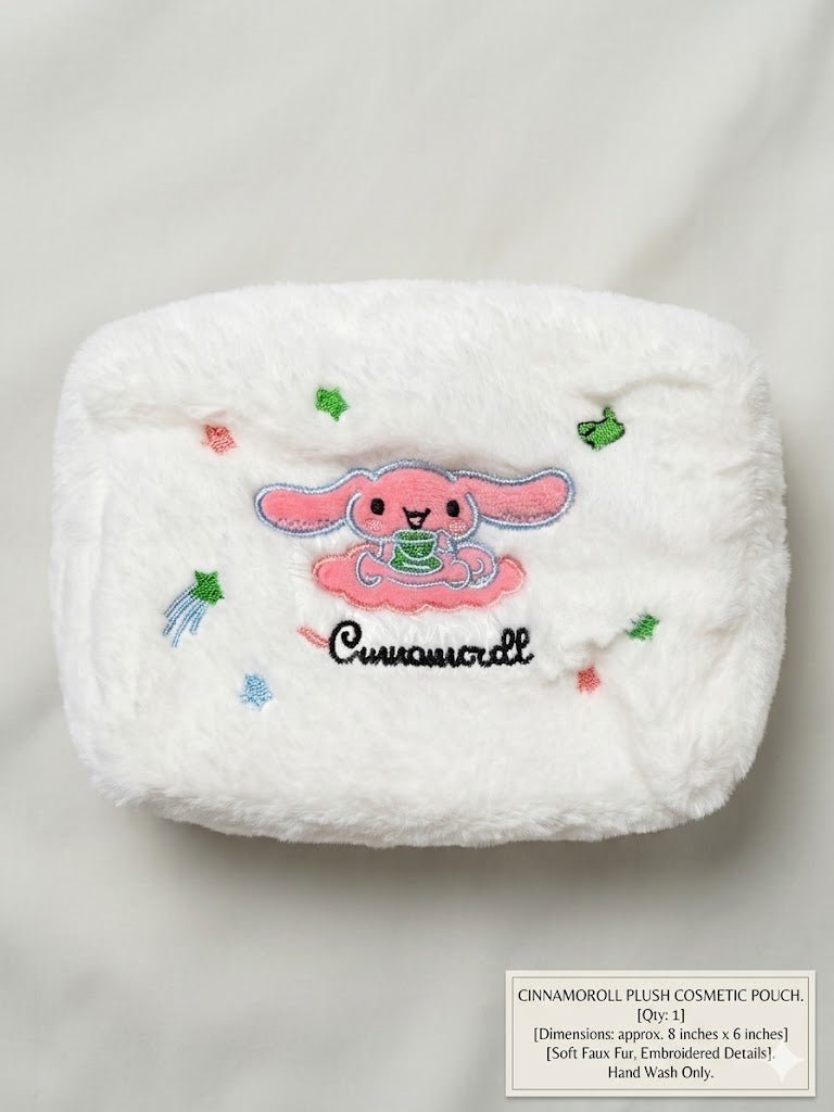Cinnamoroll Plush Cosmetic Pouch