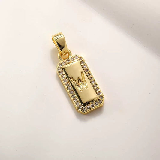 Initial Bar Pendant