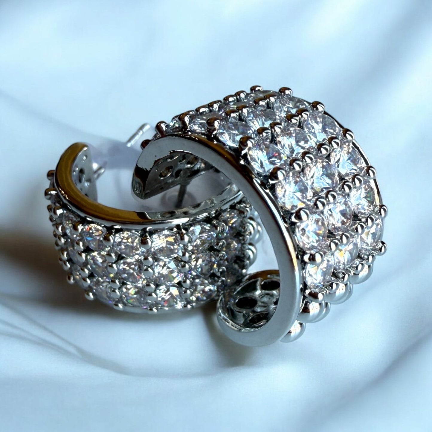 Sparkle Earrings in Silver