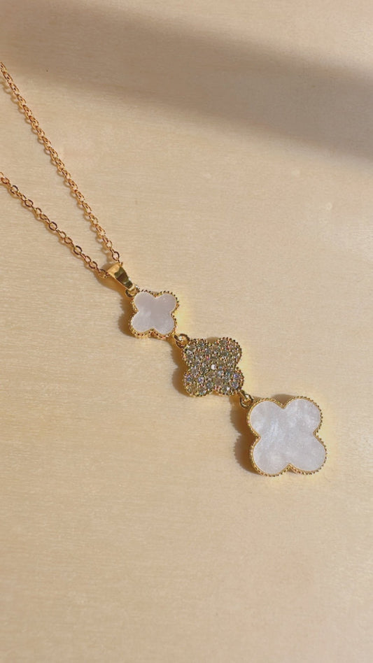 White Clover Necklace - Artisan by Zaree