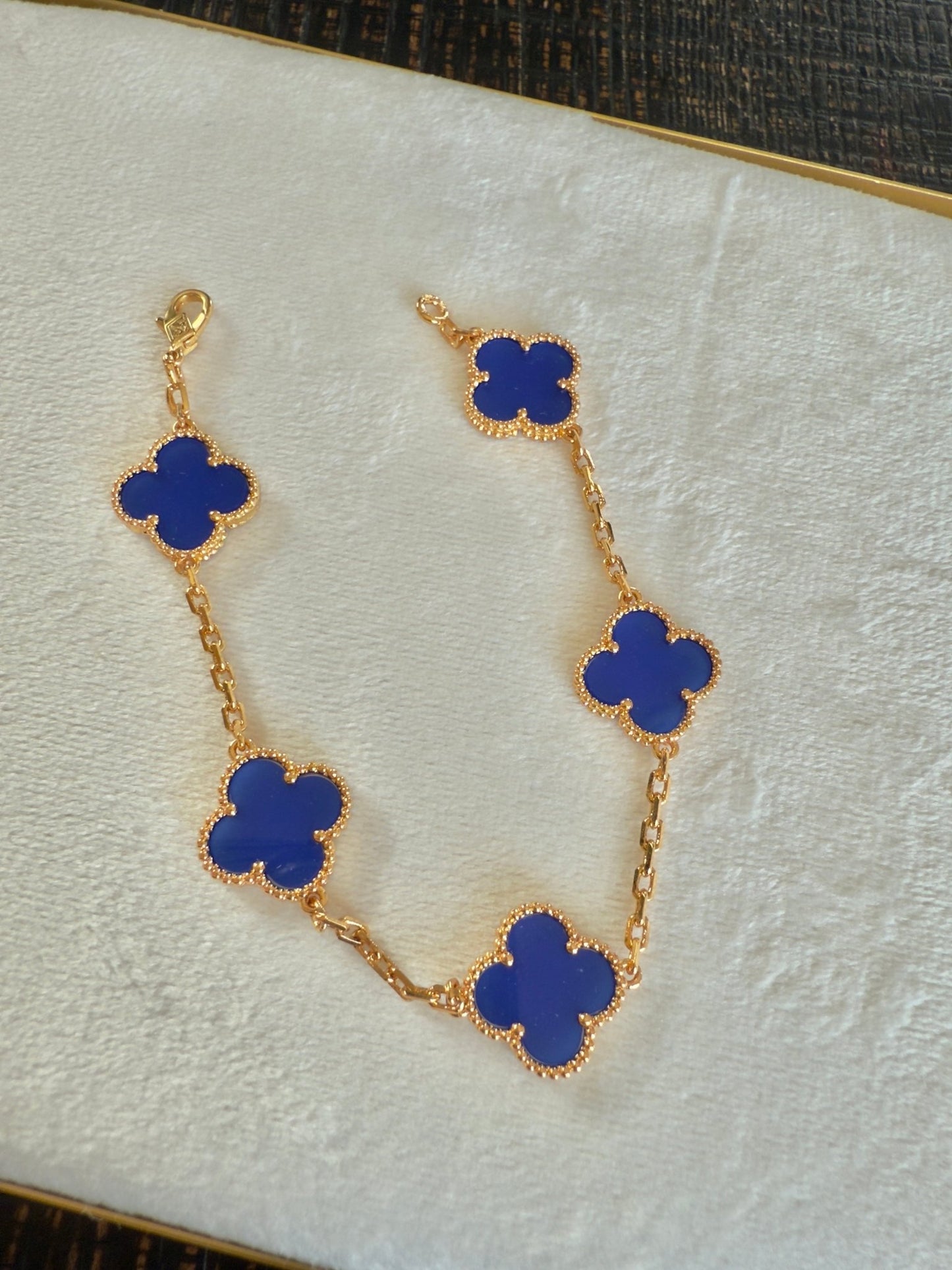 Midnight Clover Bracelet