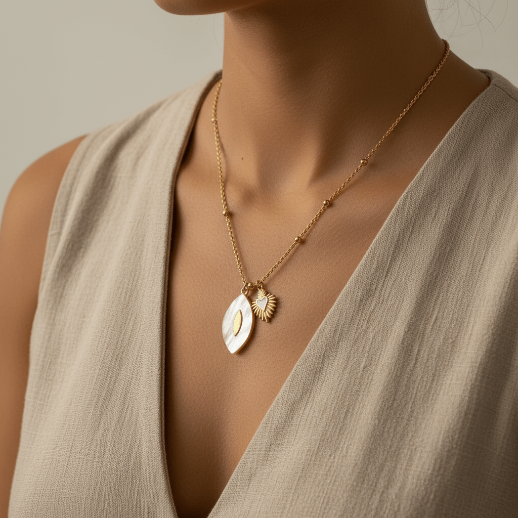 Iridescent Gaze Necklace