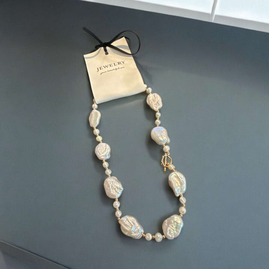 Baroque Pearl Necklace Artisan by Zaree