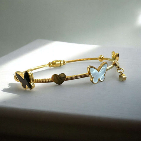 Butterfly Heart Bracelet