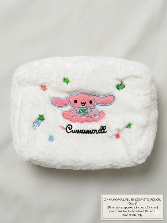 Cinnamoroll Plush Cosmetic Pouch