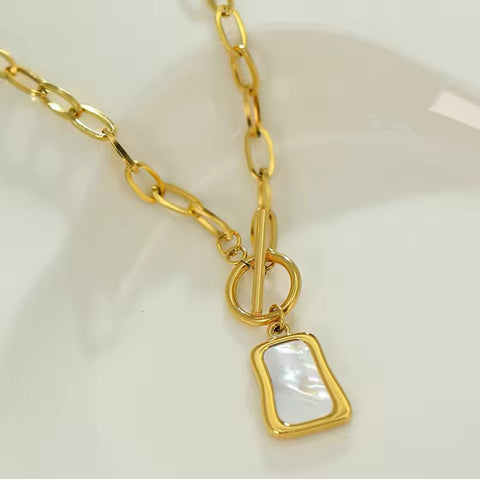 Pearl Oyster Necklace