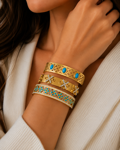 Milano Crystal Bangle