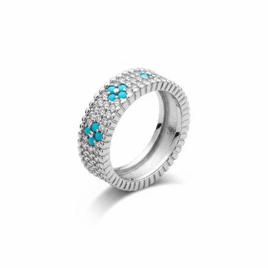 Turquoise Bling Ring