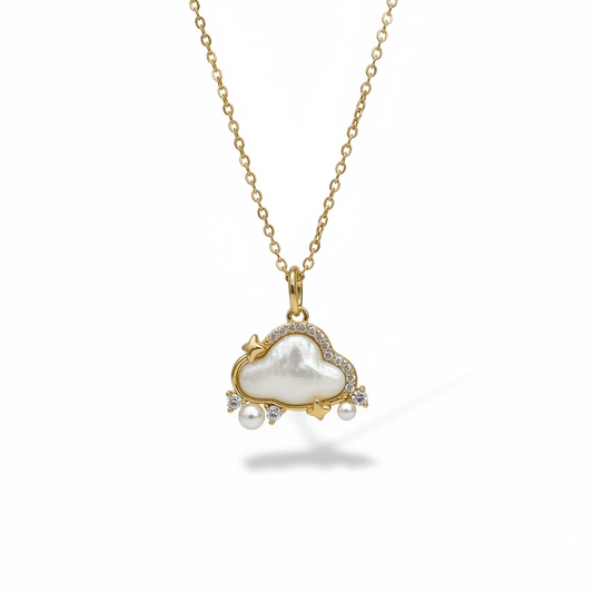 Mother Pearl Cloud Necklace