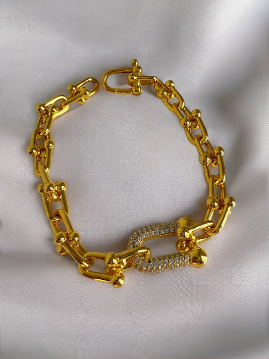 Link Zirconia Bracelet