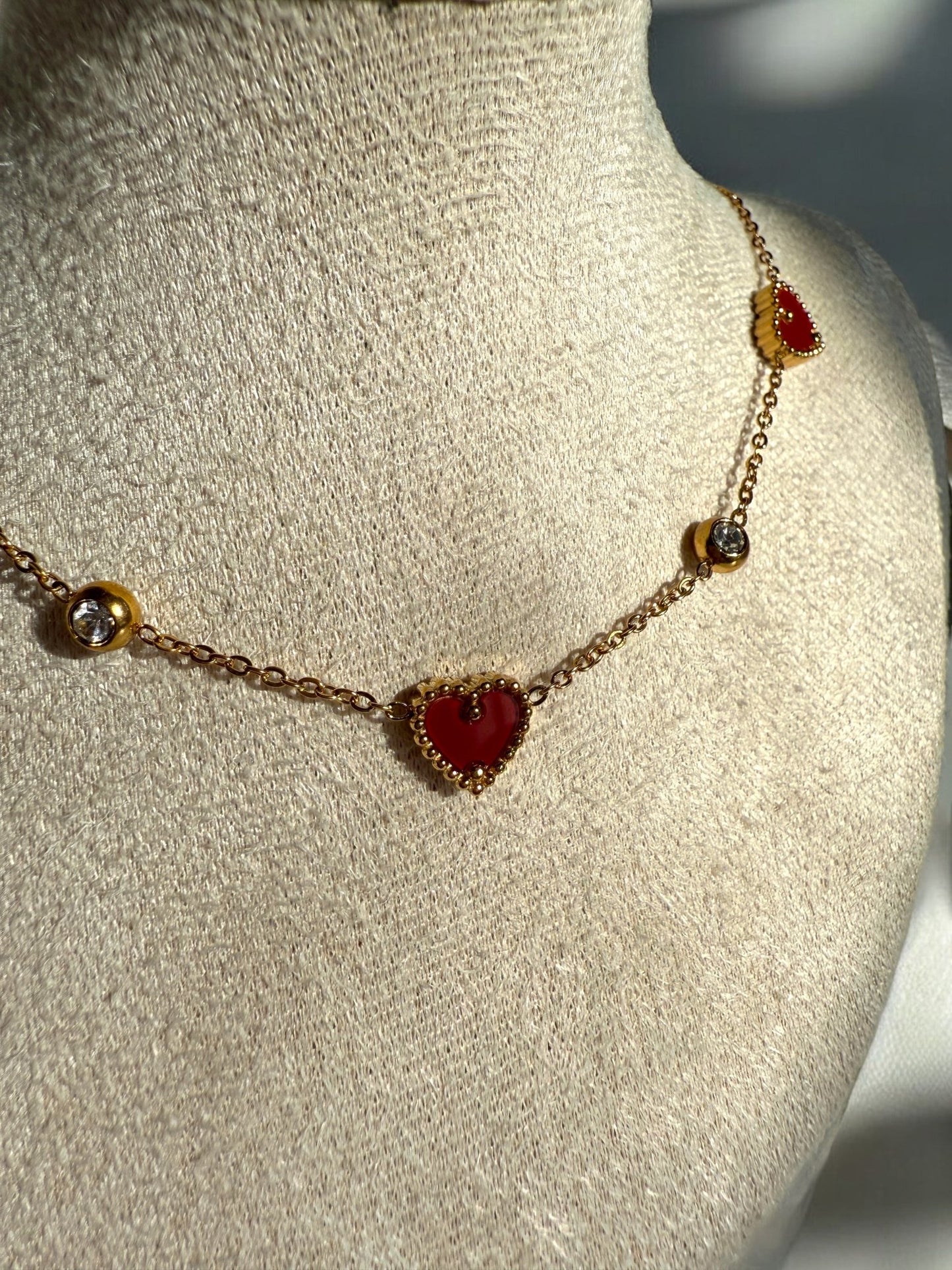 Red Heart Necklace