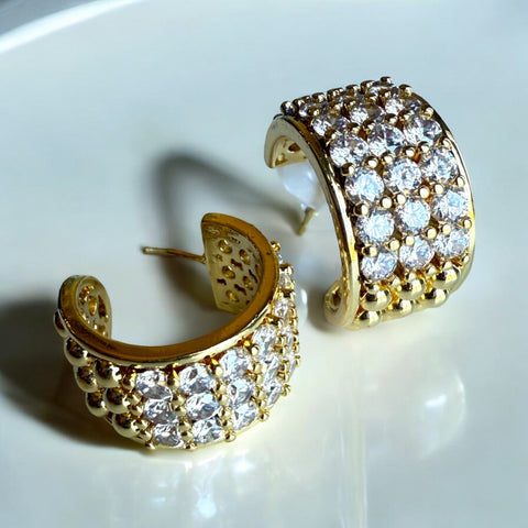 Sparkle Earrings in Gold