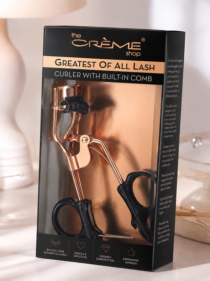 The Crème Shop – Greatest of All Lash Curler with Built-In Comb | Professional Lash Lift Tool