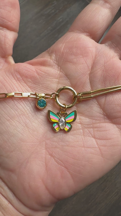 Colorful Butterfly Bracelet