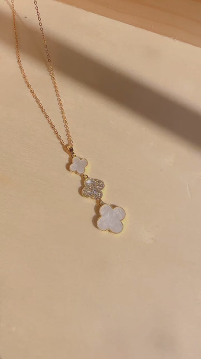 White Clover Necklace