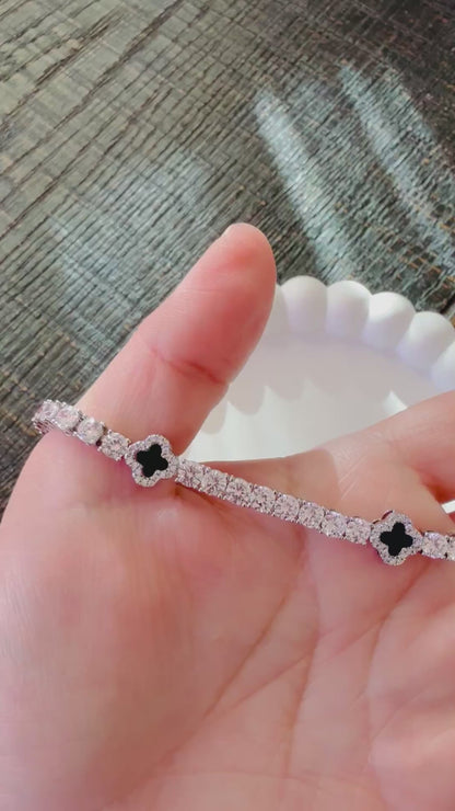 Clover Tennis Bracelet