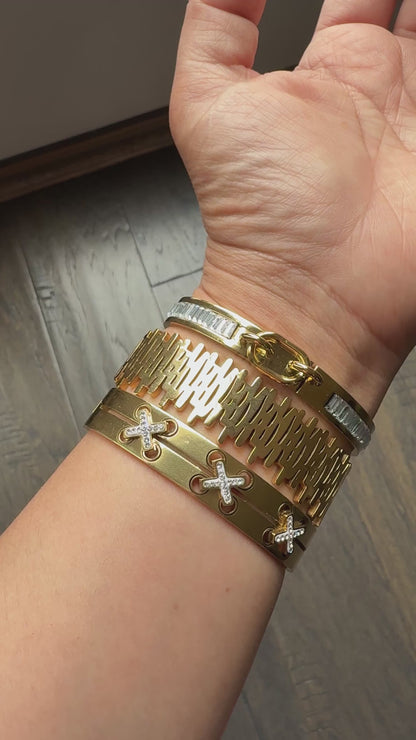 Golden Mosaic Bangle